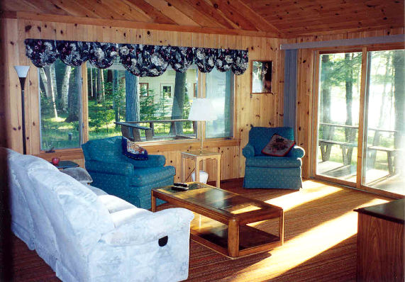Great room at Mike's Lake House