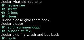 the inevitable begging