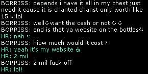 Wow, 2 mil is alot.