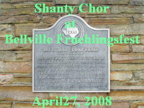Shanty Chor
at 
Bellville Fruehlingsfest



April27, 2008