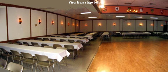 View from stage-left