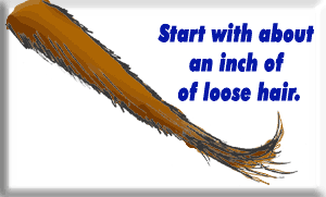 another way to make round smooth tips on your dreads