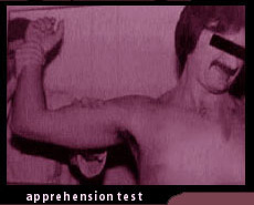 apprehension test