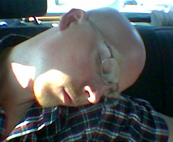 Juha in the car