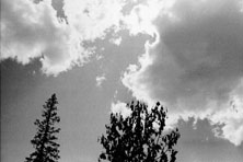 sky at the cottage