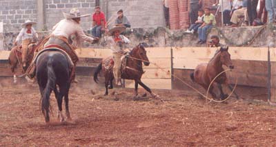 Manganas a caballo