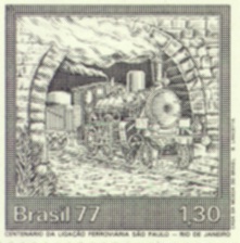 1977 - Centen�rio da Liga��o Ferrovi�ria S�o Paulo-Rio de Janeiro.jpg