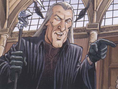 Eh.... when did Jason Isaacs inherit a Jay Leno chin? And check it out! He's got a Mooooooooooooole! lol. 