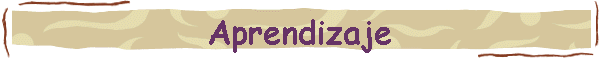 Aprendizaje