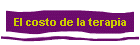 El costo de la terapia