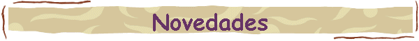 Novedades