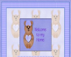 Country bear set by Beckie