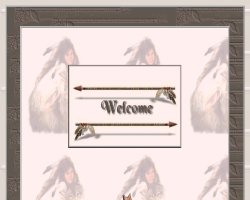 native american set by beckie