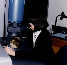 OBSERVANDO AL MICROSCOPIO ELECTRONICO