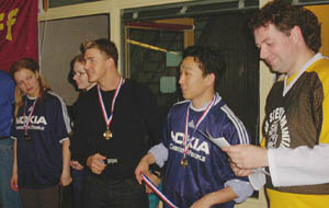 Pirita, Tanja, Kari, IL Shik and Erik Peeters (chairman Dutch Association)