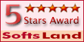 5 Stars from SoftsLand.com