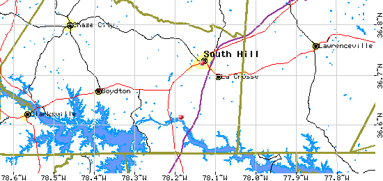 Map - Flat Creek, VA