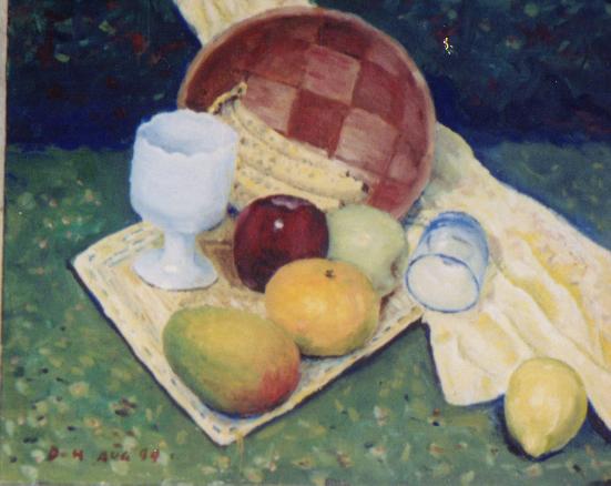 Still lives, oil, 1999.