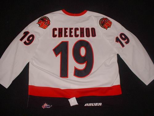2001-02 Jonathan Cheechoo Cleveland Barons Game Worn Jersey - Alternate