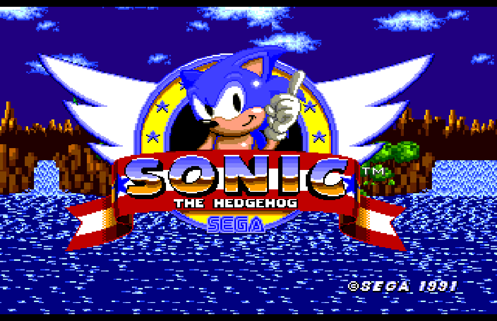 Sonic 1 title screen, nah,nah,nananah (the music)