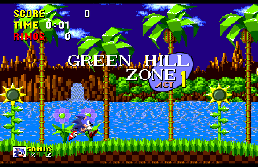 The Green Hill Zone, yay!