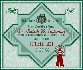 HTML 201 Diploma
