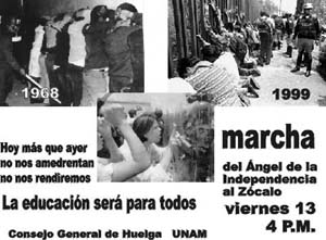 13 agosto, marcha en apoyo al EZLN
