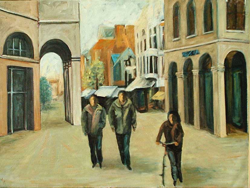 Brusselsestraat Leuven 90x120
