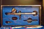 New airbrush, double action, 0.3mm w/needle protector