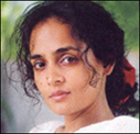 Arundhati Roy, lecturer, Lannan Cultural Freedom prize winner, author of Booker-award-winning "The God of Small Things"