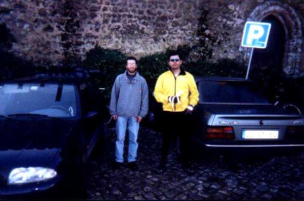 PR e FS saboreando a g�lida temperatura registada no Castelo