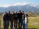 In front of Mount Olympus
