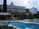 a view of the back of the artemis (the pool is still a bit chilly)