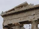 another close up of the architectural design of the Parthenon