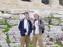 Mark and me in front of the Parthenon