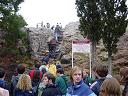 our group heading up onto Mars Hill