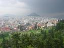 looking out on the city from Mars Hill