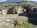 the remains of the baptistry from a 5th century basillica