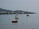 some boats on the water