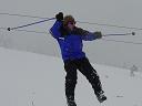 nathaniel catching some air...and losing his skis in the process