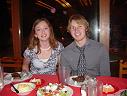 erika and mark before stuffing their faces