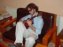 tricky wailing away on the guitar