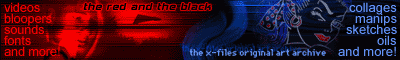 The Red And The Black/ X-Files Original Art Archive Directory