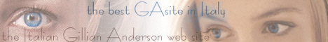 The Italian Gillian Anderson WebSite (Special Recognition)