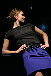 Designed by Lady Stardust, modeled by Natalie