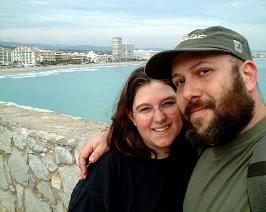 Adam and Becky, Peniscola beach