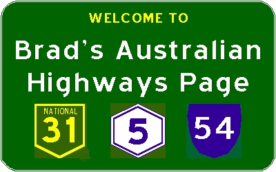 Welcome to Brad's Australian Highways Page