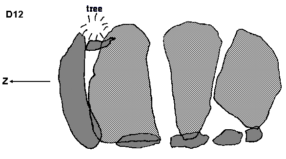 Hunebed D12 bij Eext (Wester-es), gemeente Anloo / Gro�steingrab D12 bei Eext, Gemeinde Anloo / All�e couverte D12 chez Eext, commune d'Anloo / Tumba megal�tica D12 cerca de Eext, municipio de Anloo