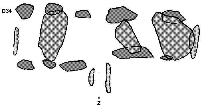 Hunebed D34 bij Valthe (Oosterveld), gemeente Odoorn / Gro�steingrab D34 bei Valthe, Gemeinde Odoorn / All�e couverte D34 chez Valthe, commune d'Odoorn / Tumba megal�tica D34 cerca de Valthe, municipio de Odoorn