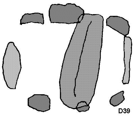 Hunebed D39 bij Emmen (Boswachterij Emmen vak 111), gemeente Emmen / Gro�steingrab D39 bei Emmen, Gemeinde Emmen / All�e couverte D39 chez Emmen, commune d'Emmen / Tumba megal�tica D39 cerca de Emmen, municipio de Emmen